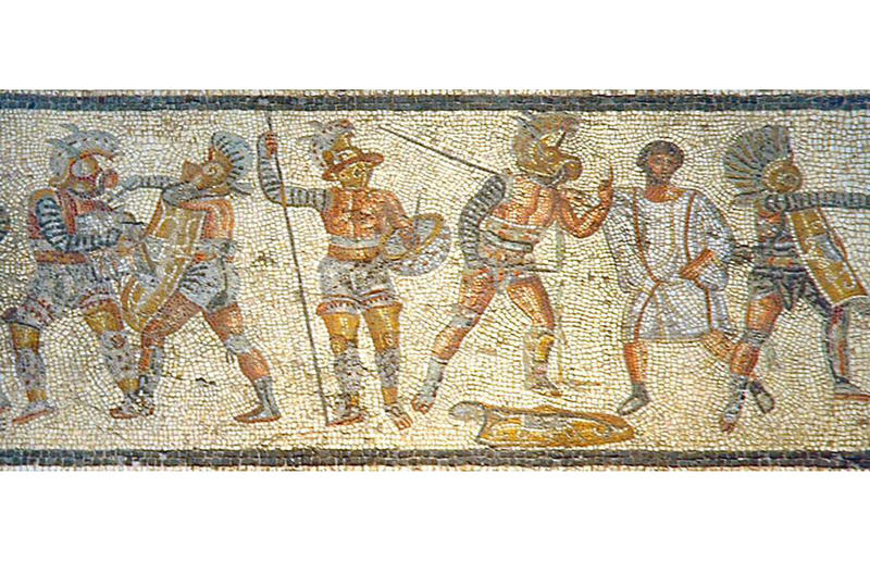 Gladiator contests were fought to the death Fact from fiction, President Kennedy told a crowd he was a jelly donut, Napoleon was short, Greek and Roman statues were white, Great Britain stood alone against the Nazis, Ferdinand Magellan was the first person to sail around the world, Vikings wore horns on their helmets, Marie Antoinette said "let them eat cake", Medieval people thought the world was flat, Castles poured boiling oil off their battlements, Gladiator contests were fought to the death, The Taj Mahal’s builders were mutilated, The Aztecs thought Hernan Cortes and the conquistadors were gods, Einstein failed maths at school, Julius Caesar was emperor of Rome, The iron maiden was a medieval torture device, Christopher Columbus discovered America, World War I was the deadliest war in history in its time, The Brothers Grimm wrote many famous fairytales, The Great Wall of China is visible from space, Cleopatra was Egyptian, Rome was one of history’s largest empires, The pyramids were built by slaves, Pirates regularly buried their treasure, Betsy Ross designed the American flag, Captain Cook discovered Australia