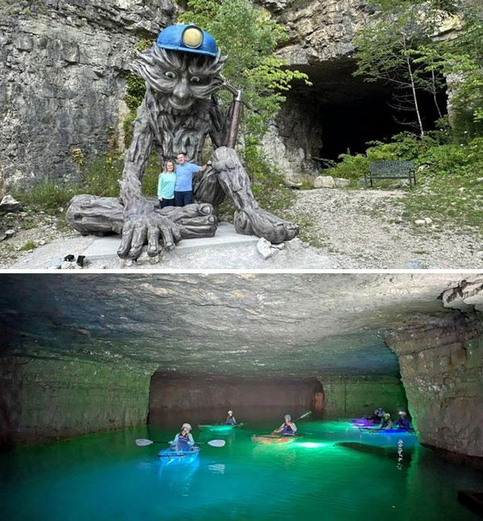 People Are Sharing The Quirkiest Attractions They Came Across In The US And These Are 87 Of Them #3 Outside The Dr. Seuss Museum, Springfield, Massachusetts, #7 Underground Kayaking In Red River Gorge, Ky, #11 Ladybirds On The Side Of An Office Building In Milwaukee Wi, #13 Just Went This Awesome House In York, PA, #19 The Great Elephant Migration Traveling Exhibit In Newport, Rhode Island, #23 Jerome, Missouri On Rt. 66. Found This As We Were Out Driving Around, #25 A Giant Pencil On An Office Supply Store In Wytheville, VA