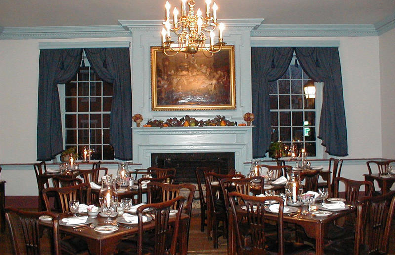 Virginia: Gadsby's Tavern Restaurant, Alexandria Out-of-the-ordinary restaurants, Alabama: Rattlesnake Saloon, Tuscumbia, Alaska: The Hangar on the Wharf, Juneau, Arizona: Salt Cellar Restaurant, Scottsdale, Arkansas: Flying Fish, Little Rock, California: Tonga Room & Hurricane Bar, San Francisco, California: Carney's, Los Angeles, Colorado: The Airplane Restaurant, Colorado Springs, Connecticut: Traveler Restaurant, Union, Delaware: Jessop's Tavern, New Castle, District of Columbia: Sax Restaurant & Lounge, Washington DC, Florida: Sci-Fi Dine-In Theater, Orlando, Florida: The Bubble Room, Captiva, Georgia: The Varsity, Atlanta, Hawaii: Mama's Fish House, Maui, Idaho: Pioneer Saloon, Ketchum, Illinois: Frontier, Chicago, Indiana: Industrial Revolution Eatery & Grille, Valparaiso, Iowa: Zombie Burger, Des Moines, Kansas: Fritz's Railroad Restaurant, Kansas City, Kentucky: Jailhouse Pizza, Brandenburg, Louisiana: Commander's Palace, New Orleans, Maine: Palace Diner, Biddeford, Maryland: Beans in the Belfry, Brunswick, Massachusetts: Gibbet Hill Grill, Groton, Michigan: Bavarian Inn Restaurant & Lodge, Frankenmuth, Minnesota: Choo Choo Restaurant & Bar, Loretto, Mississippi: Mary Mahoney's, Biloxi, Missouri: Lambert's Cafe, Sikeston, Montana: Sip ‘n Dip Lounge, Great Falls, Nebraska: Brother Sebastian's Steak House & Winery, Omaha, Nevada: Heart Attack Grill, Las Vegas, New Hampshire: The Little Red Schoolhouse, West Campton, New Jersey: Medieval Times, Lyndhurst, New Mexico: Saggio's, Albuquerque, New York: Ellen's Stardust Diner, New York City, New York: The Cabin, New York City, North Carolina: Lancaster's BBQ, Mooresville and Huntersville, North Dakota: Space Aliens, Bismarck, Ohio: Tackle Box 2, Fremont, Oklahoma: Amish Country Store & Restaurant, Muskogee, Oregon: Voodoo Doughnut, Portland, Pennsylvania: Catacombs at Bube’s Brewery, Mount Joy, Rhode Island: Ogie's Trailer Park, Providence, South Carolina: Pirates Voyage, Myrtle Beach, South Dakota: Cheyenne Crossing, Lead, Tennessee: Aquarium Restaurant, Nashville, Texas: Harvey Washbangers, College Station, Texas: The Magic Time Machine, Dallas and San Antonio, Utah: The Yurt at Solitude, Solitude Mountain Resort, Vermont: Garden of Eatin’ Cafe, Williston, Virginia: Gadsby's Tavern Restaurant, Alexandria, Washington: Bors Hede Inne, Carnation, West Virginia: HillBilly Hot Dogs, Lesage, Wisconsin: SafeHouse, Milwaukee