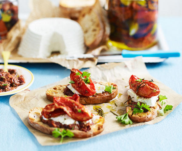 Smarter finger food ideas, How much finger food to serve, Be prepared for impromptu entertaining, Pre-dinner nibbles, What is a fancy finger food called?, Finger food ideas for your next party, Easy spanakopita pies , Chicken lettuce cups with green tahini dressing , Air fryer sausage rolls , Little chicken and leek pies , Air fryer popcorn-coated chicken with honey BBQ sauce , Espresso martini cocktail , Watermelon mocktail with strawberry & mint , Tomato & goat’s cheese pissaladière , Baked brie fondue on the barbecue , Air fryer zucchini balls with lemon yoghurt , How to make a classic mojito , Fried harissa-stuffed green olives , Salt and pepper squid , Bruschetta , Five-ingredient tomato fritters , Beef, haloumi and spinach borek , Roasted garlicky pumpkin and sage pies , Rosé sangria , Air fryer pickle chips with ranch dipping sauce , Spiced paneer and eggplant pakora , Crispy fried pork dumplings , Air fryer chicken nuggets , Arancini with tomato and balsamic sauce , Chocolate and smoked almond ice-cream sandwiches , Strawberry and elderflower mocktail , Spelt blini with hot smoked salmon and crème fraîche , Bread crisps with confit tomatoes , Baked brie with pine nut dukkah , Caramelised leek and brie tartlets , Bacon and cheese arancini , Mulled “wine” mocktail , Passionfruit and pineapple spritzer , Chicken and mango rice paper rolls , Poached eggs and smoked salmon on blini , Feta and spinach stuffed potato balls , Marinated baby bocconcini with prosciutto