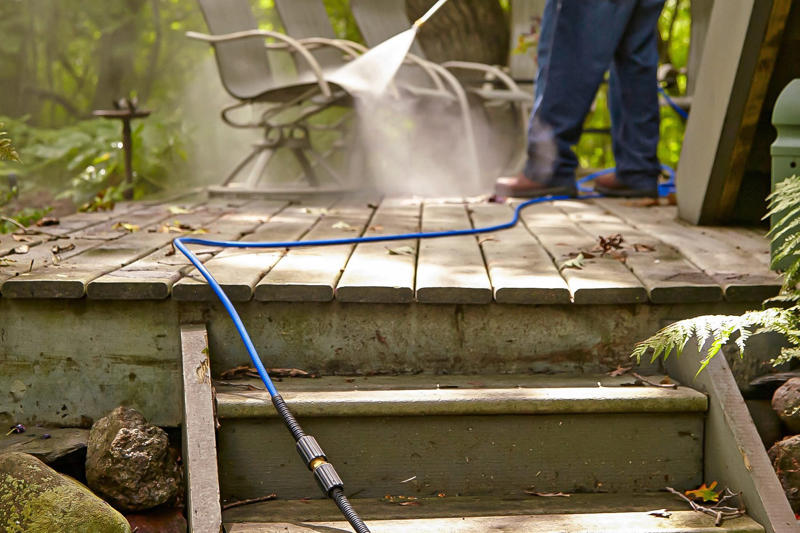 Use a Pump Protector Product, Change Oil Frequently, Properly Prepare for Storage, Add a Hose Extension, Use Only Cleaning Fluids Designed for Pressure Washers, Empty the Soap Dispenser After Each Use, Use a Specific Spraying Technique, Protect the Area Before You Pressure Wash