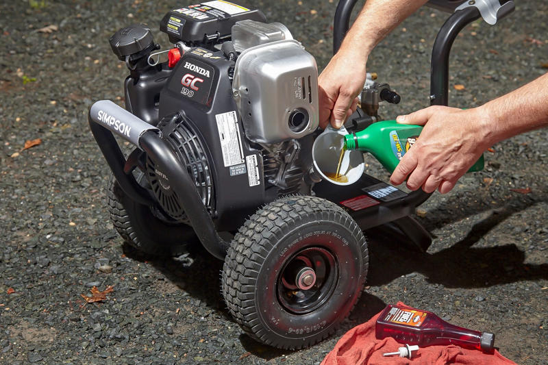 Use a Pump Protector Product, Change Oil Frequently, Properly Prepare for Storage, Add a Hose Extension, Use Only Cleaning Fluids Designed for Pressure Washers, Empty the Soap Dispenser After Each Use, Use a Specific Spraying Technique, Protect the Area Before You Pressure Wash