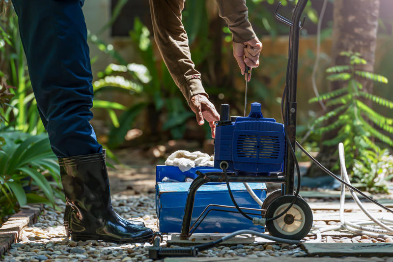 Use a Pump Protector Product, Change Oil Frequently, Properly Prepare for Storage, Add a Hose Extension, Use Only Cleaning Fluids Designed for Pressure Washers, Empty the Soap Dispenser After Each Use, Use a Specific Spraying Technique, Protect the Area Before You Pressure Wash