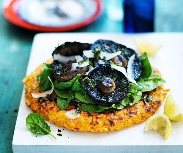 Sweet potato tips, What to serve with sweet potatoes, Choosing and storing tips, Kohlrabi & sweet potato rosti with cashew dip , Sweet potato pizza with fig and pancetta , Slow-cooked pork belly with crushed sweet potato , Sweet potato rösti with haloumi and tomatoes , Pumpkin and sweet potato pie , Tomato, chorizo and sweet potato hotpot , Sweet potato brownies with espresso topping , Roasted sweet potato with green goddess dressing , Air fryer sausages with sweet potato hash browns , Ocean trout salad with edamame miso dressing , Slow cooker chickpea and sweet potato curry , Haloumi schnitzel with sweet potato chips , Lamb neck chop and lentil stew with kumara carrot mash , How to make sweet potato/kumara mash , Sweet potato rösti with roasted vegetables , Sweet potato and tuna rissoles with spicy hummus , Nut-crusted barramundi with spiced kumara wedges , Vegetarian Thai yellow curry , Kumara, prosciutto and smoked mozzarella flatbreads , Kumara rösti with portobello mushrooms , Spiced sweet potatoes with whipped chive butter , Sweet potato, mint and goat’s cheese tartlets , Spiced sweet potato tart , Sweet potato bubble and squeak , Red curry coconut chicken with sweet potato , Healthy kumara and turkey burgers , Beetroot, ricotta, & hazelnut tart with sweet potato pastry , Moroccan fish and chips , Jacket sweet potato sloppy joes , Chicken and kumara sandwiches , Eggplant and sweet potato curry , Spicy kumara sausage rolls , Kumara and ‘chorizo’ tacos , Makrut lime and red curry fish parcels , Broccoli and walnut stuffed sweet potato , Maple gingerbread muffins with kumara butter , Lamb, kumara and almond curry , Creamy lamb, kumara and ginger korma , Sweet potato, pumpkin and potato soup , Dukkah beetroot & kumara skewers , Indian-spiced quinoa cakes with tomatoes , Moroccan sweet potato bake , Roast kumara and pear salad with crunchy chickpeas , Spelt pizza with kumara & goat’s cheese , Do you have recipes for potato salads?, More potato recipes