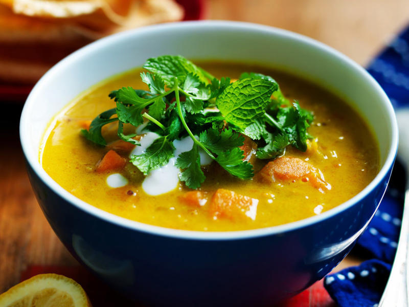 Can I freeze these soups?, Vegetable soup recipes to try,          Quick &amp; easy minestrone &amp; ravioli soup      ,          Quick &amp; easy potato soup with cheddar toasts      ,          Traditional Italian minestrone soup      ,          Smoky mushroom soup with garlic labne      ,          Indian-spiced red lentil and pumpkin soup      ,          Slow cooker curried lentil and tomato soup      ,          Potato and pea soup with pesto, ricotta cream and crispy croutons      ,          Slow-cooker coconut pumpkin soup      ,          Tuscan tomato bread soup      ,          Speedy tofu laksa      ,          Mushroom hot &amp; sour soup      ,          Broccoli and kale soup with lemon creme fraiche      ,          Roasted tomato soup with broccoli pesto      ,          Cauliflower cream soup with mushrooms      ,          Barley and vegetable soup with crunchy seeds      ,          Sweet corn soup with ginger      ,          Spinach, rocket &amp; pea soup with brie croûtes      ,          Spiced lentil and roasted kumara soup      ,          Tomato and fennel soup      ,          Spiced carrot soup with smoked almonds      ,          Cauliflower and parsnip soup      ,          Cream of celeriac soup      ,          Creamy sweet potato and fennel soup with parmesan wafers      ,          Ratatouille soup with pistou      ,          Moroccan vegetable soup with harissa      ,          Spiced pumpkin soup with cinnamon cream      ,          Potato soup with capsicum &amp; almonds      , What to serve with these vegetable soups, More vegetarian comfort meals