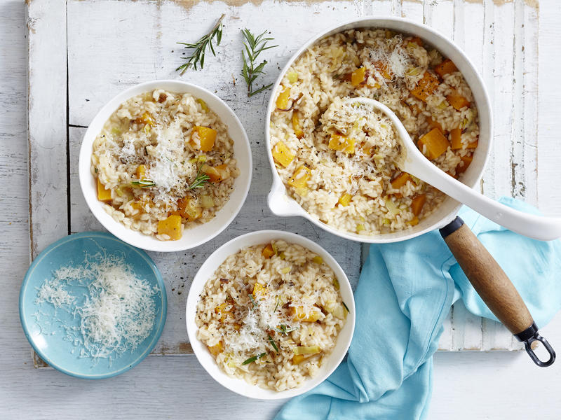 Which rice is best for risotto?,          Julie Goodwin’s lemon &amp; spinach risotto      ,          Oven-baked risotto with chicken, rocket and tomato      ,          Baked pumpkin, sage and camembert risotto      ,          Pumpkin risotto with Italian sausage &amp; rosemary      ,          Prawn, rosemary and corn risotto      ,          Mushroom brown rice risotto      ,          Baked asparagus risotto      ,          Fennel, lemon, pea and prawn risotto      ,          Pumpkin, pea &amp; fetta baked risotto      ,          Tuna, spinach and broccolini baked risotto      ,          Pea and barley risotto with garlic prawns      ,          Prawn and asparagus risotto      ,          Pearl barley risotto with haloumi crumbs      ,          Leek and pumpkin risotto      ,          Bacon, mushroom and kale risotto      ,          Butter miso mushroom risotto      ,          Oven-baked tuna risotto      ,          Really good mushroom risotto      ,          Zucchini, pea and mint risotto      ,          Blue cheese and radicchio baked risotto      ,          Oven-baked seafood risotto      ,          Pumpkin and chorizo risotto      ,          Oven-baked risotto with Italian sausages      