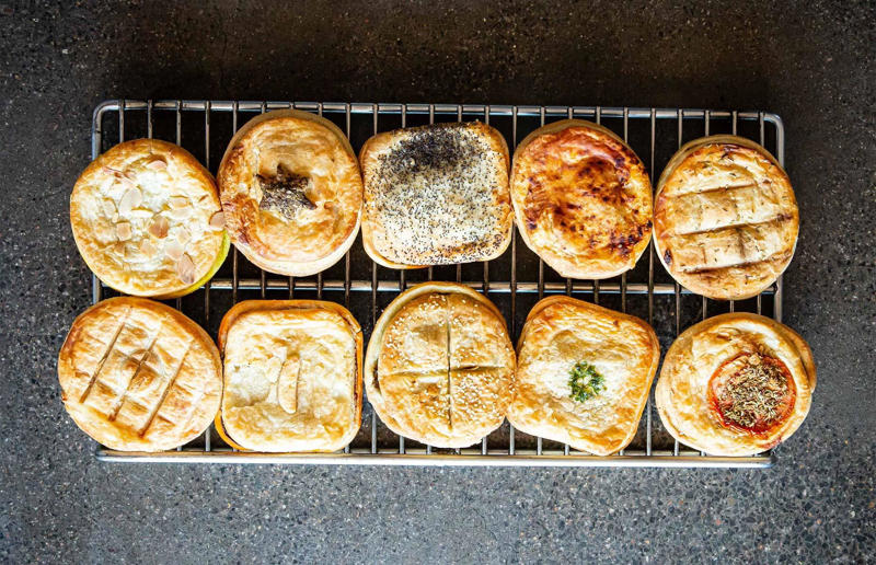 44. Western Australia: Bakes on Lakes, Stake Hill, 43. Queensland: Old Fernvale Bakery, Fernvale, 42. Western Australia: Miami Bakehouse, various locations, 41. New South Wales: Miss Amelie Gourmet, Wodonga, 40. Victoria: Paul the Pieman Bakery, Inverloch, 39. Northern Territory: Tommo’s Pies, Darwin, 38. Tasmania: The Richmond Bakery, Richmond, 37. Queensland: Blackbutt Bakery, Blackbutt, 36. Tasmania: Smith’s Specialty Pies, Hobart, 35. Queensland: Yatala Pies, Yatala, 34. Tasmania: McCarthy’s Bread Lounge, Ulverstone, 33. Western Australia: Pinjarra Bakery, various locations, 32. Victoria: Country Cob Bakery, Kyneton and Melbourne, 31. Western Australia: The Bakers Hill Pie Shop, Bakers Hill, 30. Tasmania: Bakery 31, Ross, 29. Queensland: Birdsville Bakery, Birdsville, 28. Victoria: Buddy’s Bakery, Melton, 27. Victoria: McKinnon Village Bakery, McKinnon, 26. New South Wales: Milkwood Bakery, Berry, 25. New South Wales: Lismore Pie Cart, Lismore, 24. New South Wales: Pie in the Sky, Sydney, 23. South Australia: Apex Bakery, Barossa Valley, 22. Victoria: Gum Tree Pies, various locations, 21. South Australia: Port Elliot Bakery, Port Elliot, 20. Western Australia: Toodyay Bakery, Toodyay, 19. Western Australia: Mt Barker Country Bakery, Mount Barker, 18. New South Wales: Mountain High Pies, Wentworth Falls, 17. South Australia: The Little Red Grape Bakery, Sevenhill, 16. Victoria: Rolling Pin Pies &amp; Cake, various locations, 15. Tasmania: Oliver’s Bakery &amp; Cafe, Ulverstone, 14. Victoria: Apollo Bay Bakery, Apollo Bay, 13. Victoria: Shop 29 Pies, Ballarat, 12. New South Wales: Bourke Street Bakery, Sydney, 11. New South Wales: The Upper Crust, Sydney, 10. Northern Territory: The Bakery Alice Springs, Alice Springs, 9. Tasmania: Summer Kitchen, Ranelagh, 8. South Australia: Home Grain Bakery, Aldinga, 7. South Australia: Banana Boogie Bakery, Adelaide, 6. New South Wales: Hayden’s Pies, Ulladulla, 5. South Australia: Para Hills Hot Bread Bakery, Adelaide, 4. Queensland: Paradise Bakehouse, various locations, 3. New South Wales: Ken’s Humble Pie Shop, The Entrance, 2. Australian Capital Territory: Bakehouse, Canberra