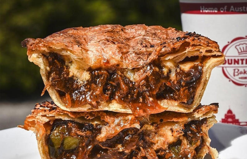 44. Western Australia: Bakes on Lakes, Stake Hill, 43. Queensland: Old Fernvale Bakery, Fernvale, 42. Western Australia: Miami Bakehouse, various locations, 41. New South Wales: Miss Amelie Gourmet, Wodonga, 40. Victoria: Paul the Pieman Bakery, Inverloch, 39. Northern Territory: Tommo’s Pies, Darwin, 38. Tasmania: The Richmond Bakery, Richmond, 37. Queensland: Blackbutt Bakery, Blackbutt, 36. Tasmania: Smith’s Specialty Pies, Hobart, 35. Queensland: Yatala Pies, Yatala, 34. Tasmania: McCarthy’s Bread Lounge, Ulverstone, 33. Western Australia: Pinjarra Bakery, various locations, 32. Victoria: Country Cob Bakery, Kyneton and Melbourne, 31. Western Australia: The Bakers Hill Pie Shop, Bakers Hill, 30. Tasmania: Bakery 31, Ross, 29. Queensland: Birdsville Bakery, Birdsville, 28. Victoria: Buddy’s Bakery, Melton, 27. Victoria: McKinnon Village Bakery, McKinnon, 26. New South Wales: Milkwood Bakery, Berry, 25. New South Wales: Lismore Pie Cart, Lismore, 24. New South Wales: Pie in the Sky, Sydney, 23. South Australia: Apex Bakery, Barossa Valley, 22. Victoria: Gum Tree Pies, various locations, 21. South Australia: Port Elliot Bakery, Port Elliot, 20. Western Australia: Toodyay Bakery, Toodyay, 19. Western Australia: Mt Barker Country Bakery, Mount Barker, 18. New South Wales: Mountain High Pies, Wentworth Falls, 17. South Australia: The Little Red Grape Bakery, Sevenhill, 16. Victoria: Rolling Pin Pies &amp; Cake, various locations, 15. Tasmania: Oliver’s Bakery &amp; Cafe, Ulverstone, 14. Victoria: Apollo Bay Bakery, Apollo Bay, 13. Victoria: Shop 29 Pies, Ballarat, 12. New South Wales: Bourke Street Bakery, Sydney, 11. New South Wales: The Upper Crust, Sydney, 10. Northern Territory: The Bakery Alice Springs, Alice Springs, 9. Tasmania: Summer Kitchen, Ranelagh, 8. South Australia: Home Grain Bakery, Aldinga, 7. South Australia: Banana Boogie Bakery, Adelaide, 6. New South Wales: Hayden’s Pies, Ulladulla, 5. South Australia: Para Hills Hot Bread Bakery, Adelaide, 4. Queensland: Paradise Bakehouse, various locations, 3. New South Wales: Ken’s Humble Pie Shop, The Entrance, 2. Australian Capital Territory: Bakehouse, Canberra