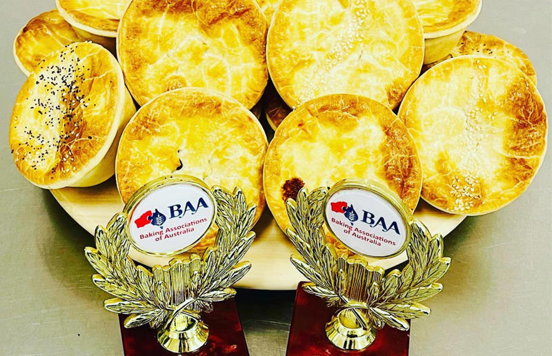 44. Western Australia: Bakes on Lakes, Stake Hill, 43. Queensland: Old Fernvale Bakery, Fernvale, 42. Western Australia: Miami Bakehouse, various locations, 41. New South Wales: Miss Amelie Gourmet, Wodonga, 40. Victoria: Paul the Pieman Bakery, Inverloch, 39. Northern Territory: Tommo’s Pies, Darwin, 38. Tasmania: The Richmond Bakery, Richmond, 37. Queensland: Blackbutt Bakery, Blackbutt, 36. Tasmania: Smith’s Specialty Pies, Hobart, 35. Queensland: Yatala Pies, Yatala, 34. Tasmania: McCarthy’s Bread Lounge, Ulverstone, 33. Western Australia: Pinjarra Bakery, various locations, 32. Victoria: Country Cob Bakery, Kyneton and Melbourne, 31. Western Australia: The Bakers Hill Pie Shop, Bakers Hill, 30. Tasmania: Bakery 31, Ross, 29. Queensland: Birdsville Bakery, Birdsville, 28. Victoria: Buddy’s Bakery, Melton, 27. Victoria: McKinnon Village Bakery, McKinnon, 26. New South Wales: Milkwood Bakery, Berry, 25. New South Wales: Lismore Pie Cart, Lismore, 24. New South Wales: Pie in the Sky, Sydney, 23. South Australia: Apex Bakery, Barossa Valley, 22. Victoria: Gum Tree Pies, various locations, 21. South Australia: Port Elliot Bakery, Port Elliot, 20. Western Australia: Toodyay Bakery, Toodyay, 19. Western Australia: Mt Barker Country Bakery, Mount Barker, 18. New South Wales: Mountain High Pies, Wentworth Falls, 17. South Australia: The Little Red Grape Bakery, Sevenhill, 16. Victoria: Rolling Pin Pies &amp; Cake, various locations, 15. Tasmania: Oliver’s Bakery &amp; Cafe, Ulverstone, 14. Victoria: Apollo Bay Bakery, Apollo Bay, 13. Victoria: Shop 29 Pies, Ballarat, 12. New South Wales: Bourke Street Bakery, Sydney, 11. New South Wales: The Upper Crust, Sydney, 10. Northern Territory: The Bakery Alice Springs, Alice Springs, 9. Tasmania: Summer Kitchen, Ranelagh, 8. South Australia: Home Grain Bakery, Aldinga, 7. South Australia: Banana Boogie Bakery, Adelaide, 6. New South Wales: Hayden’s Pies, Ulladulla, 5. South Australia: Para Hills Hot Bread Bakery, Adelaide, 4. Queensland: Paradise Bakehouse, various locations, 3. New South Wales: Ken’s Humble Pie Shop, The Entrance, 2. Australian Capital Territory: Bakehouse, Canberra