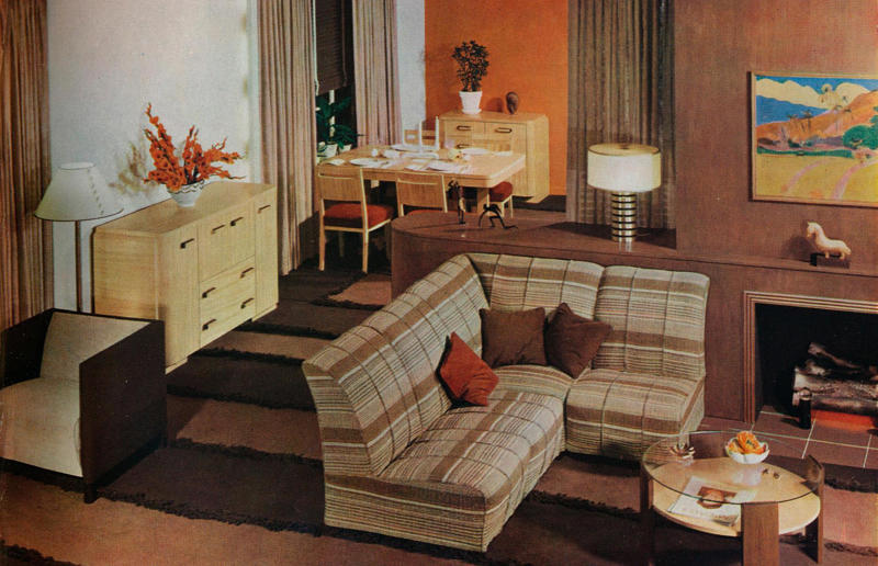 Life at home during the 1940s, The world at war, America enters the conflict, Facing war back home, Rationing and reduction, Back to basics, The average 1940s home?, 1940s kitchens, Inside the food pantry, Old and new technologies, The advent of television, Dining rooms, The 1940s bedroom, Glamorous boudoirs, Murphy beds, Bathrooms in the 1940s, New luxury, Growing their own, Rural migration, Homesteading, Life on the farm, Luxury homes in the 1940s, Stately homes take on new life, Hollywood in the 40s, Privilege and power, In the Governor's mansion, Political exiles, Comfort and hope, The White House restoration, Henry Ford's mansion, The end of World War II, Urban migration, Overcrowded cities, Factory housing, Hard times, Homelessness, Prefab housing, The Lustron House, President Roosevelt’s G.I. Bill, The 1946 housing protest, Housing discrimination, Japanese American internment camps, Out with the old, in with the new, Moving towards mid-century modernism, Mass-produced furniture, Building the suburbs, Welcome to Levittown