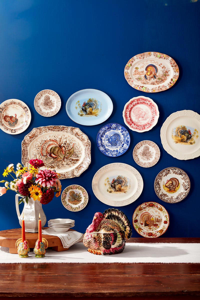 BROWN TRANSFERWARE, CRANBERRY TRANSFERWARE, PHEASANT DISHES , TROUT MOTIFS, TURKEY PLATES, WILD GAME ASSORTMENT