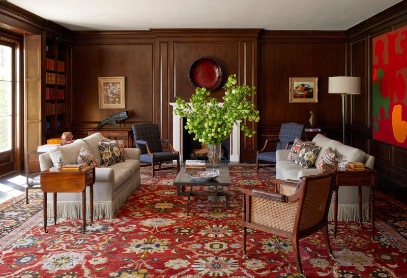 Cherry, Walnut, Birch, and Maple Flooring , Wider Planks , Framed Hardwood Floors, Herringbone and Chevron Patterns , Painted Wood Floors , Decorative Finishes, Laser-Cut Marble Patterns, Statement Stones, Antique Rugs