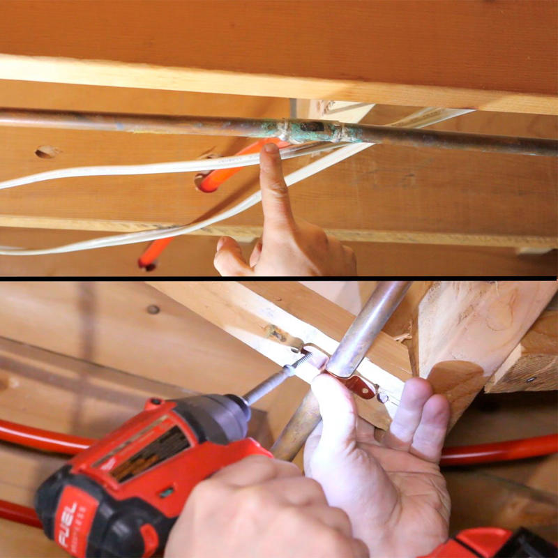 Not enough support Reusing flexible hoses, Lead solder on a potable water pipes, Not deburring the inside of pipes, Dirty pipes and contaminated flux, Not enough support, Cross-threading a pipe or fitting