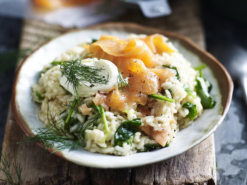 Which rice is best for risotto?,          Julie Goodwin’s lemon &amp; spinach risotto      ,          Oven-baked risotto with chicken, rocket and tomato      ,          Baked pumpkin, sage and camembert risotto      ,          Pumpkin risotto with Italian sausage &amp; rosemary      ,          Prawn, rosemary and corn risotto      ,          Mushroom brown rice risotto      ,          Baked asparagus risotto      ,          Fennel, lemon, pea and prawn risotto      ,          Pumpkin, pea &amp; fetta baked risotto      ,          Tuna, spinach and broccolini baked risotto      ,          Pea and barley risotto with garlic prawns      ,          Prawn and asparagus risotto      ,          Pearl barley risotto with haloumi crumbs      ,          Leek and pumpkin risotto      ,          Bacon, mushroom and kale risotto      ,          Butter miso mushroom risotto      ,          Oven-baked tuna risotto      ,          Really good mushroom risotto      ,          Zucchini, pea and mint risotto      ,          Blue cheese and radicchio baked risotto      ,          Oven-baked seafood risotto      ,          Pumpkin and chorizo risotto      ,          Oven-baked risotto with Italian sausages      