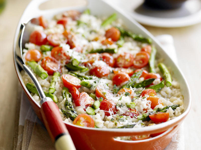 Which rice is best for risotto?,          Julie Goodwin’s lemon &amp; spinach risotto      ,          Oven-baked risotto with chicken, rocket and tomato      ,          Baked pumpkin, sage and camembert risotto      ,          Pumpkin risotto with Italian sausage &amp; rosemary      ,          Prawn, rosemary and corn risotto      ,          Mushroom brown rice risotto      ,          Baked asparagus risotto      ,          Fennel, lemon, pea and prawn risotto      ,          Pumpkin, pea &amp; fetta baked risotto      ,          Tuna, spinach and broccolini baked risotto      ,          Pea and barley risotto with garlic prawns      ,          Prawn and asparagus risotto      ,          Pearl barley risotto with haloumi crumbs      ,          Leek and pumpkin risotto      ,          Bacon, mushroom and kale risotto      ,          Butter miso mushroom risotto      ,          Oven-baked tuna risotto      ,          Really good mushroom risotto      ,          Zucchini, pea and mint risotto      ,          Blue cheese and radicchio baked risotto      ,          Oven-baked seafood risotto      ,          Pumpkin and chorizo risotto      ,          Oven-baked risotto with Italian sausages      