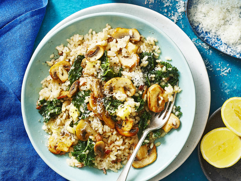 Which rice is best for risotto?,          Julie Goodwin’s lemon &amp; spinach risotto      ,          Oven-baked risotto with chicken, rocket and tomato      ,          Baked pumpkin, sage and camembert risotto      ,          Pumpkin risotto with Italian sausage &amp; rosemary      ,          Prawn, rosemary and corn risotto      ,          Mushroom brown rice risotto      ,          Baked asparagus risotto      ,          Fennel, lemon, pea and prawn risotto      ,          Pumpkin, pea &amp; fetta baked risotto      ,          Tuna, spinach and broccolini baked risotto      ,          Pea and barley risotto with garlic prawns      ,          Prawn and asparagus risotto      ,          Pearl barley risotto with haloumi crumbs      ,          Leek and pumpkin risotto      ,          Bacon, mushroom and kale risotto      ,          Butter miso mushroom risotto      ,          Oven-baked tuna risotto      ,          Really good mushroom risotto      ,          Zucchini, pea and mint risotto      ,          Blue cheese and radicchio baked risotto      ,          Oven-baked seafood risotto      ,          Pumpkin and chorizo risotto      ,          Oven-baked risotto with Italian sausages      