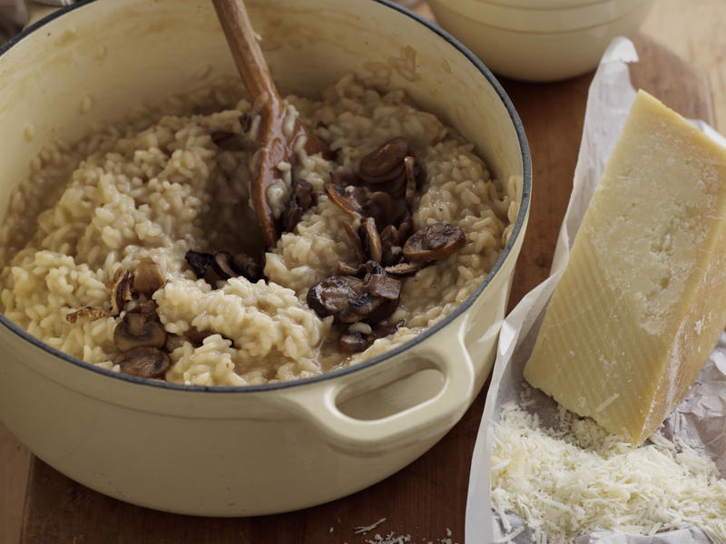Which rice is best for risotto?,          Julie Goodwin’s lemon &amp; spinach risotto      ,          Oven-baked risotto with chicken, rocket and tomato      ,          Baked pumpkin, sage and camembert risotto      ,          Pumpkin risotto with Italian sausage &amp; rosemary      ,          Prawn, rosemary and corn risotto      ,          Mushroom brown rice risotto      ,          Baked asparagus risotto      ,          Fennel, lemon, pea and prawn risotto      ,          Pumpkin, pea &amp; fetta baked risotto      ,          Tuna, spinach and broccolini baked risotto      ,          Pea and barley risotto with garlic prawns      ,          Prawn and asparagus risotto      ,          Pearl barley risotto with haloumi crumbs      ,          Leek and pumpkin risotto      ,          Bacon, mushroom and kale risotto      ,          Butter miso mushroom risotto      ,          Oven-baked tuna risotto      ,          Really good mushroom risotto      ,          Zucchini, pea and mint risotto      ,          Blue cheese and radicchio baked risotto      ,          Oven-baked seafood risotto      ,          Pumpkin and chorizo risotto      ,          Oven-baked risotto with Italian sausages      