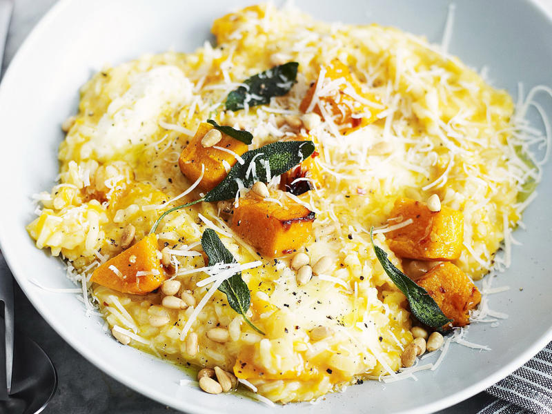 Which rice is best for risotto?,          Julie Goodwin’s lemon &amp; spinach risotto      ,          Oven-baked risotto with chicken, rocket and tomato      ,          Baked pumpkin, sage and camembert risotto      ,          Pumpkin risotto with Italian sausage &amp; rosemary      ,          Prawn, rosemary and corn risotto      ,          Mushroom brown rice risotto      ,          Baked asparagus risotto      ,          Fennel, lemon, pea and prawn risotto      ,          Pumpkin, pea &amp; fetta baked risotto      ,          Tuna, spinach and broccolini baked risotto      ,          Pea and barley risotto with garlic prawns      ,          Prawn and asparagus risotto      ,          Pearl barley risotto with haloumi crumbs      ,          Leek and pumpkin risotto      ,          Bacon, mushroom and kale risotto      ,          Butter miso mushroom risotto      ,          Oven-baked tuna risotto      ,          Really good mushroom risotto      ,          Zucchini, pea and mint risotto      ,          Blue cheese and radicchio baked risotto      ,          Oven-baked seafood risotto      ,          Pumpkin and chorizo risotto      ,          Oven-baked risotto with Italian sausages      