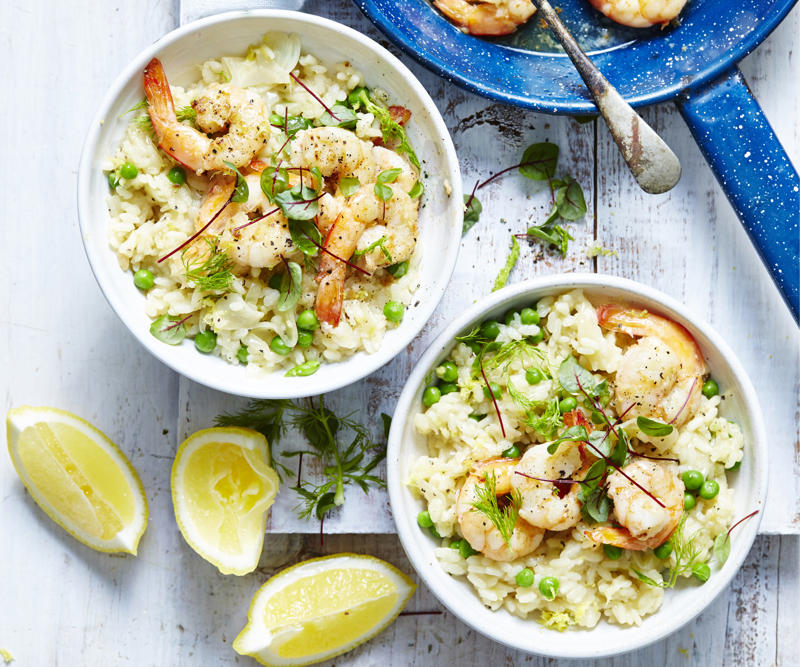 Which rice is best for risotto?,          Julie Goodwin’s lemon &amp; spinach risotto      ,          Oven-baked risotto with chicken, rocket and tomato      ,          Baked pumpkin, sage and camembert risotto      ,          Pumpkin risotto with Italian sausage &amp; rosemary      ,          Prawn, rosemary and corn risotto      ,          Mushroom brown rice risotto      ,          Baked asparagus risotto      ,          Fennel, lemon, pea and prawn risotto      ,          Pumpkin, pea &amp; fetta baked risotto      ,          Tuna, spinach and broccolini baked risotto      ,          Pea and barley risotto with garlic prawns      ,          Prawn and asparagus risotto      ,          Pearl barley risotto with haloumi crumbs      ,          Leek and pumpkin risotto      ,          Bacon, mushroom and kale risotto      ,          Butter miso mushroom risotto      ,          Oven-baked tuna risotto      ,          Really good mushroom risotto      ,          Zucchini, pea and mint risotto      ,          Blue cheese and radicchio baked risotto      ,          Oven-baked seafood risotto      ,          Pumpkin and chorizo risotto      ,          Oven-baked risotto with Italian sausages      