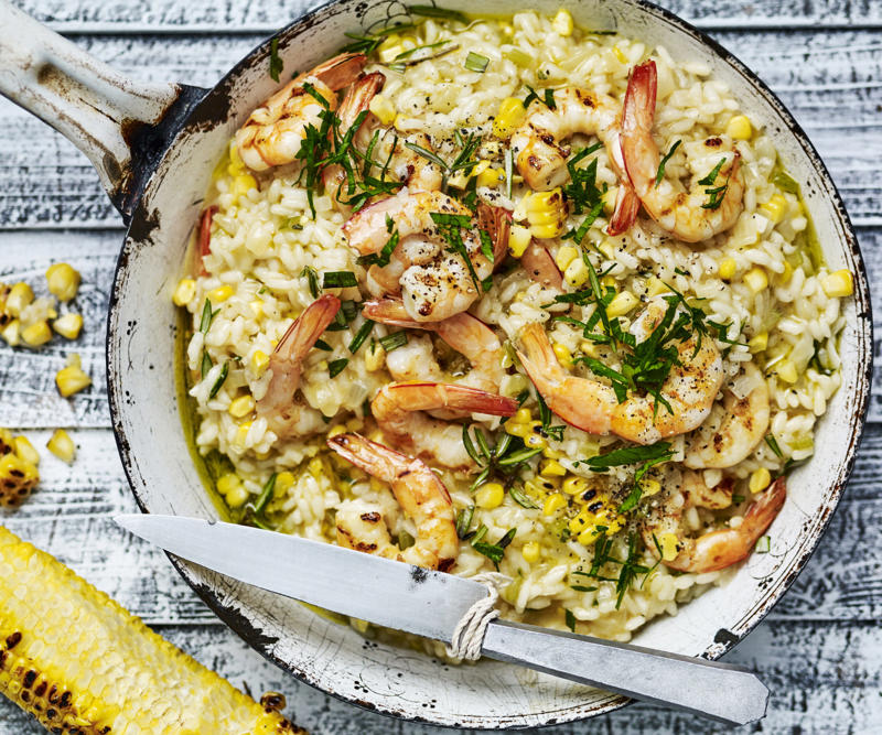 Which rice is best for risotto?,          Julie Goodwin’s lemon &amp; spinach risotto      ,          Oven-baked risotto with chicken, rocket and tomato      ,          Baked pumpkin, sage and camembert risotto      ,          Pumpkin risotto with Italian sausage &amp; rosemary      ,          Prawn, rosemary and corn risotto      ,          Mushroom brown rice risotto      ,          Baked asparagus risotto      ,          Fennel, lemon, pea and prawn risotto      ,          Pumpkin, pea &amp; fetta baked risotto      ,          Tuna, spinach and broccolini baked risotto      ,          Pea and barley risotto with garlic prawns      ,          Prawn and asparagus risotto      ,          Pearl barley risotto with haloumi crumbs      ,          Leek and pumpkin risotto      ,          Bacon, mushroom and kale risotto      ,          Butter miso mushroom risotto      ,          Oven-baked tuna risotto      ,          Really good mushroom risotto      ,          Zucchini, pea and mint risotto      ,          Blue cheese and radicchio baked risotto      ,          Oven-baked seafood risotto      ,          Pumpkin and chorizo risotto      ,          Oven-baked risotto with Italian sausages      