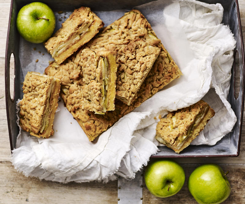Sweet morning tea ideas, Julie Goodwin’s coffee cake with walnuts , Orange and blueberry syrup cake , Chocolate, hazelnut and coffee scrolls , Apple carrot cake , Simple apple loaf cake , Brown butter loaf cake , Vanilla slice , Our best ever lemon tart , Easy banana muffins with pecans , Lemon blueberry cake with mascarpone icing , The best Anzac biscuits recipe of all time , No-bake Mars Bar slice , Easy scone recipe , Apple tea cake , Mixed berry muffins , Rocky road , Banana bread with passionfruit icing , Apple berry crumble slice , Vanilla cinnamon shortbread , Florentine slice , Sour cherry custard tart , Raspberry and vanilla crumble slice , Rustic mini custard tarts , Orange and poppy seed friands , Roasted hazelnut brownies , Apple and pear tarte tatin , Cherry syrup cake , Our baking traditions