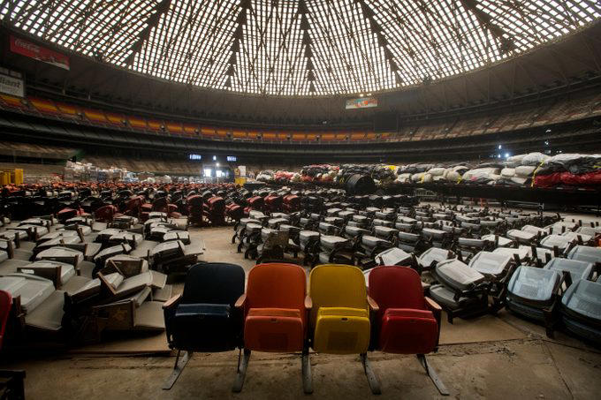 Abandoned places that will give you the chills, Old City Hall Station, 1984 Olympic venues, Ta Prohm Temple, The Pines, Michigan Central Station, Bombay Beach, Hashima Island, Old Cahawba, Castle Frankenstein, Iron Goat Trail, SS Ayrfield, Bedrock City, Gwynned slate quarries, The Astrodome, Seattle Underground, Tillamook Lighthouse, 29 Buffalo Central Terminal, Rhyolite, Presidio Modelo, Cementerio de Trenes, Kolmanskop, Old stairway at Bankhead, Gereja Ayam, St. Kilda, Canfranc railway station, Poveglia, Cape Romano dome house