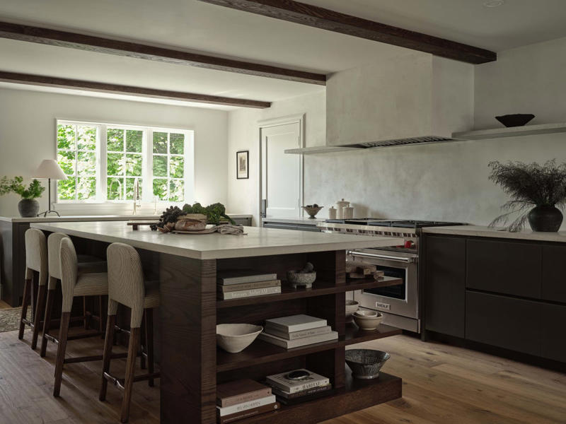 The Color Brown, Plaster Walls, 4x4 Tiles, Dark Hardwood Floors, Red Paint, Checkerboard Floors, Old-School Florals, Conversation Pits, Wood Paneling, Textured Wallpaper