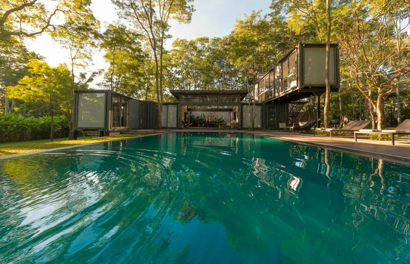 Big, bold, and beautiful container homes, Carroll House, New York, USA, Container House, Stockholm, Sweden, Prefabricated family home, Hauts-de-France, France, Graceville Container House, Queensland, Australia, Container House, Colorado, USA, Luxury villa, Tangalle, Sri Lanka, PV14 House, Texas, USA, Industrial family home, Waipa, New Zealand