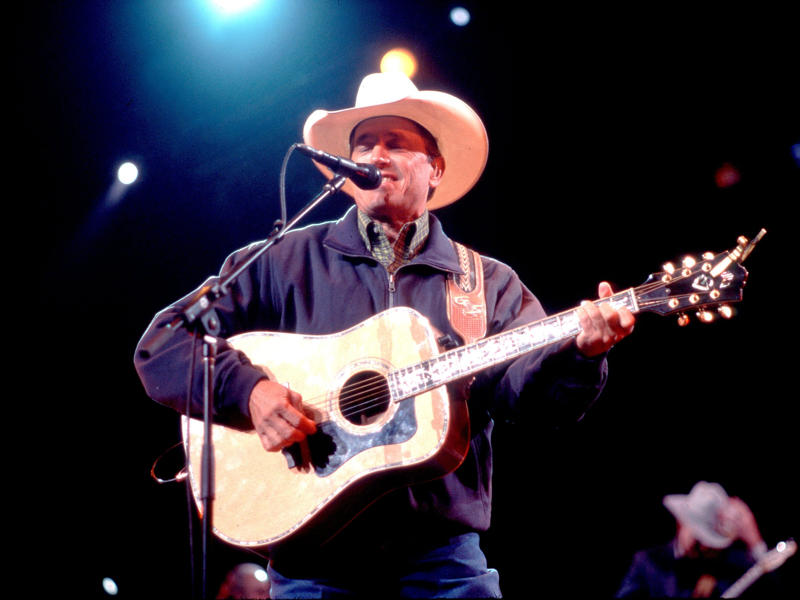 3. George Strait — 69.5 million units 25. Luke Bryan — 19 million units, 24. Hank Williams Jr. — 19.5 million units, 23. Brooks & Dunn — 21.5 million units, 22. Carrie Underwood — 22.5 million units, 21. Jimmy Buffett — 23 million units, 18. Vince Gill — 24 million units, 15. Linda Ronstadt — 30 million units, 14. Willie Nelson — 31.5 million units, 13. The Chicks — 33 million units, 12. John Denver — 33.5 million units, 11. Kenny Chesney — 35 million units, 8. Alan Jackson — 44.5 million units, 7. Kenny Rogers — 47.5 million units, 6. Shania Twain — 48 million units, 5. Alabama — 49 million units, 4. Taylor Swift — 57 million units, 3. George Strait — 69.5 million units, 2. Elvis Presley — 146.5 million units, 1. Garth Brooks — 162 million units