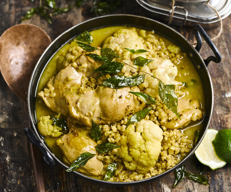          Yellow curry chicken cottage pie      ,          Julie Goodwin’s Cape Malay curry chicken      ,          Yellow chicken curry      ,          African-inspired kuku paka chicken curry      ,          Slow cooker butter chicken      ,          Slow-cooker chicken tikka masala      ,          Slow-cooker butter chicken      ,          Green masala chicken curry      ,          Green chicken curry      ,          Make butter chicken roti pies in your pie maker      ,          Pressure cooker green chicken curry      ,          Butter chicken in your pressure cooker      ,          Hot and spicy chicken curry      ,          Peri peri coconut chicken curry      ,          Julie Goodwin’s chicken korma      ,          Fast red chicken curry      ,          Zingy butter chicken curry      ,          Chicken and pumpkin curry      ,          Indonesian chicken curry      ,          Thai green chicken curry pies      ,          Thai red chicken curry with jasmine rice      ,          Thai red chicken curry      ,          Chicken, lentil and pumpkin curry      ,          Chicken curry pot pies      