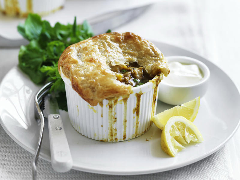          Yellow curry chicken cottage pie      ,          Julie Goodwin’s Cape Malay curry chicken      ,          Yellow chicken curry      ,          African-inspired kuku paka chicken curry      ,          Slow cooker butter chicken      ,          Slow-cooker chicken tikka masala      ,          Slow-cooker butter chicken      ,          Green masala chicken curry      ,          Green chicken curry      ,          Make butter chicken roti pies in your pie maker      ,          Pressure cooker green chicken curry      ,          Butter chicken in your pressure cooker      ,          Hot and spicy chicken curry      ,          Peri peri coconut chicken curry      ,          Julie Goodwin’s chicken korma      ,          Fast red chicken curry      ,          Zingy butter chicken curry      ,          Chicken and pumpkin curry      ,          Indonesian chicken curry      ,          Thai green chicken curry pies      ,          Thai red chicken curry with jasmine rice      ,          Thai red chicken curry      ,          Chicken, lentil and pumpkin curry      ,          Chicken curry pot pies      