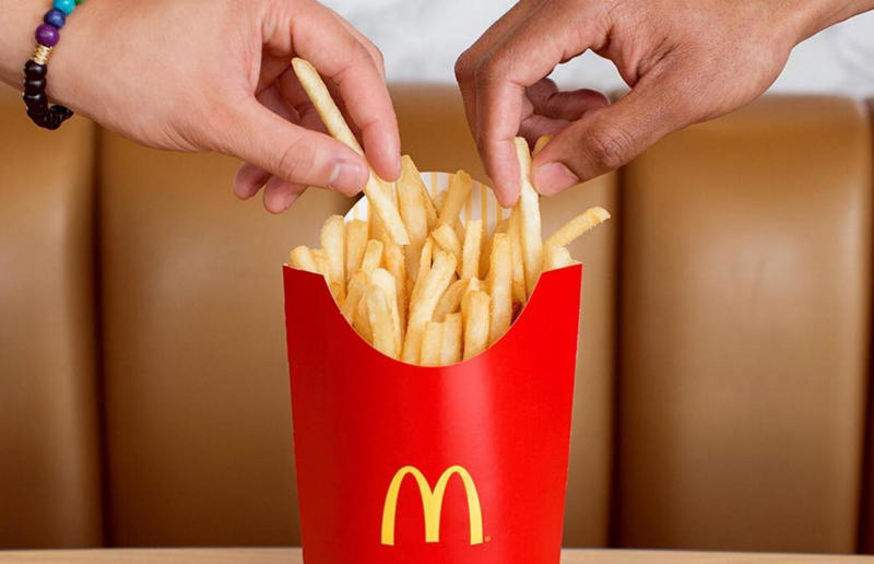 22. Get fresh fries 33. Make the ultimate Quarter Pounder with Cheese, 32. Discover saucy McNuggets, 31. Scale the Denali Big Mac, 30. Create a Mc10.35, 29. Try DIY Chicken McGriddles, 28. Try an egg cheeseburger, 27. Snag cheaper McNuggets, 26. Opt for a steamed bun, 25. Ask for an All American burger, 24. Upgrade your eggs, 23. Ask for a receipt, 22. Get fresh fries, 21. Try a grilled cheese, 20. Get cheaper hash browns, 19. Make a coffee shake, 18. Enjoy fresher burgers, 17. Get Big Mac sauce on the side, 16. Make your own floats, 15. Get a Neapolitan shake, 14. Sample the sauces, 13. Enjoy a McDonald's brunch, 12. Get a budget Big Mac, 11. Tuck into a two-cheeseburger meal, 10. Create a chicken cordon bleu McMuffin, 9. Hack a hash brown McMuffin, 8. Build a Big McChicken, 7. Discover the Land, Air & Sea Burger, 6. Make a caramel apple sundae, 5. Go wild with a Monster Mac, 4. Enjoy an ice cream sandwich, 3. Snag a discount meal, 2. Try an Apple pie McFlurry
