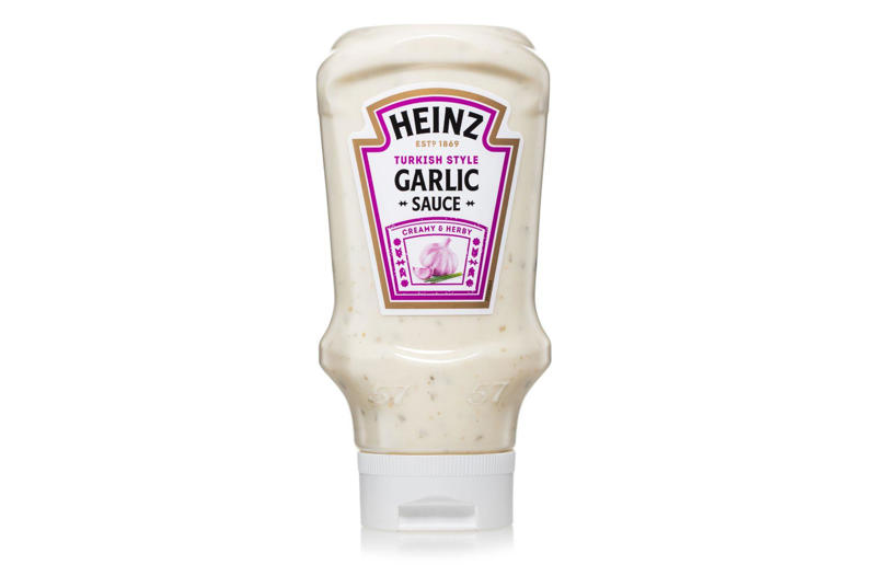 60. Beanz Pizza, 59. EZ Squirt, 58. Classic Barbiecue Sauce, 57. Spaghetti Carbonara, 56. Tarchup, 55. Walkers Sausage Sarnie with Heinz Tomato Ketchup, 54. HoneyRacha, 53. Kranch, 52. Monster Munch Pickled Onion Flavour Mayo, 51. Walkers Roast Chicken with Heinz Mayonnaise, 50. Wasabioli, 49. Oxtail Soup, 48. Heinz x Morley’s Fried Chicken Sauce, 47. Beanz Filled Hash Browns, 46. Beanz Tikka, 45. Pickle Flavour Tomato Ketchup, 44. Big Soup, 43. HomeStyle Chicken Gravy, 42. Walkers Cheese Toastie with Heinz Beanz, 41. Spaghetti Bolognese, 40. Scotch Broth, 39. Hanch, 38. Turkish Style Garlic Sauce, 37. Vegetable Soup, 36. Mayomust, 35. Tomato &amp; Mascarpone, 34. Chipotle Tomato Ketchup, 33. Smokey Bacon Tomato Ketchup, 32. Piccalilli Pickle, 31. Rich &amp; Creamy Truffle Mayonnaise, 30. Macaroni Cheese, 29. Minestrone Soup, 28. Sriracha Tomato Ketchup, 27. Beanz Cheesy, 26. Mayocue, 25. Mayochup, 24. Vegan Mayo, 23. Jalapeño Tomato Ketchup, 22. Sweet Chilli Sauce, 21. Beef Ravioli, 20. Country-Style Sausage Gravy, 19. Tomato &amp; Spicy ‘Nduja, 18. Beanz Burgers, 17. Every Sauce, 16. Chicken Noodle Soup, 15. Sandwich Spread, 14. Burger Sauce, 13. Sweet Relish, 12. Ploughman’s Pickle, 11. Tartare Sauce, 10. Mayoracha, 9. Salad Cream, 8. Spaghetti Hoops, 7. Yellow Mustard, 6. [Seriously] Good Mayonnaise, 5. 57 Sauce, 4. Classic Barbecue, 3. Cream of Tomato Soup, 2. Beanz