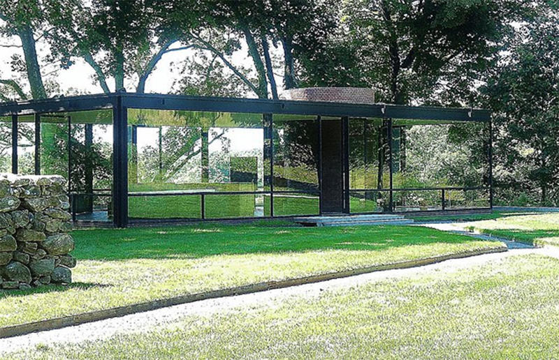 The Glass House by Philip Johnson Statement homes from the world's most innovative architects, Edith Farnsworth House by Mies van der Rohe, The Glass House by Philip Johnson, Miller House and Garden by Eero Saarinen, Gropius House by Walter Gropius, Kaufmann House by Richard Neutra, Villa Majorelle by Henri Sauvage, Elrod House by John Lautner, Vanna Venturi House by Robert Venturi, Rose Seidler House by Harry Seidler, Gwathmey Residence and Studio by Charles Gwathmey, 2 Willow Road by Ernő Goldfinger, Kubuswoningen by Piet Blom, Kings Road House by Rudolph Schindler, Rogers House by Richard and Su Rogers, Casa Malaparte by Adalberto Libera, Villa Savoye by Le Corbusier, The Aalto House by Alvar Aalto, Gehry Residence by Frank Gehry, Palais Bulles by Antti Lovag, Casa Luis Barragán by Luis Barragán, Frey House II by Albert Frey, Fallingwater by Frank Lloyd Wright, Eames House by Charles and Ray Eames, Ennis House by Frank Lloyd Wright, Westhope by Frank Lloyd Wright, The Chemosphere by John Lautner, E-1027 Villa by Eileen Gray, The Lovell Beach House by Rudolf Schindler, Rietveld Schröder House by Gerrit Rietveld, Casa das Canoas by Oscar Niemeyer, La Ricarda by Antonio Bonet Castellana