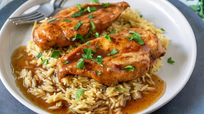 BAKED TORTILLA CHICKEN TENDERS, Salsa Verde Chicken Stacked Enchiladas, Chicken Zucchini Casserole, Crock Pot Apple Balsamic Chicken