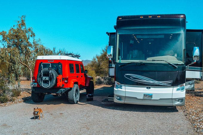 Getting started, Transitioning to full-time, Paring down, Setting up, Taking care of details, Covering bathroom basics, Eating on the road, Hitting the road, Taking time for yourself, Earning a living, The best part about RV living is…, The most challenging part about RV living is…, Tips for RV shopping, Why trust us