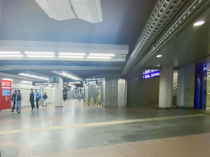 My journey began in Austria's Wien Meidling train station.