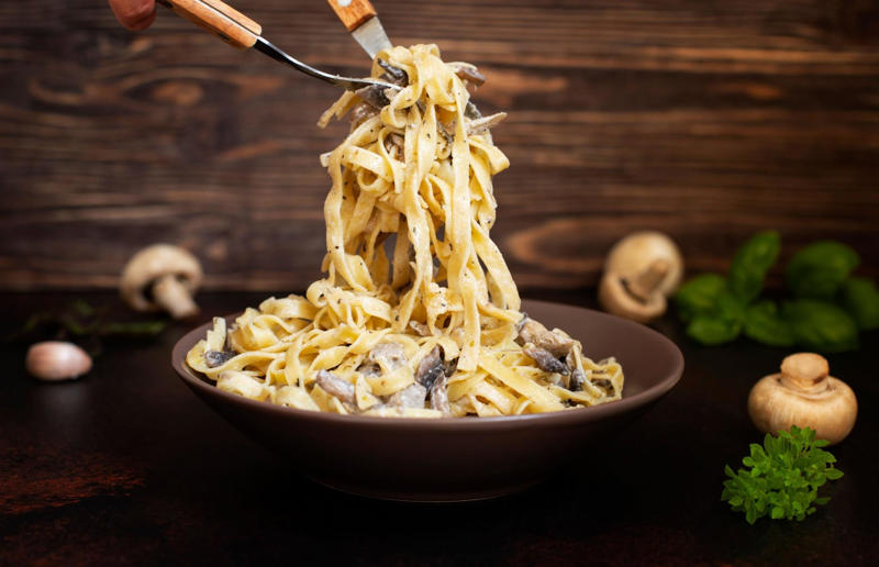 20. Treating gluten-free pasta like regular pasta 37. Throwing out leftover pasta, 36. Struggling with pre-made cannelloni tubes, 35. Boiling dried pasta straight from the packet, 34. Flavouring your water, 33. Not considering your altitude, 32. Using the wrong flour, 31. Buying low-quality pasta, 30. Not kneading your pasta dough, 29. Allowing your dough to dry out, 28. Using eggs in all types of dough, 27. Using cold pasta in salads, 26. Neglecting to toss leftover pasta in oil, 25. Overcooking filled pasta, 24. Underfilling pasta, 23. Breaking spaghetti, 22. Reheating your pasta wrong, 21. Using cream when making carbonara, 20. Treating gluten-free pasta like regular pasta, 19. Using a spoon to twirl long pasta, 18. Always using a pasta maker, 17. Choosing the wrong pasta shapes, 16. Overlooking simple recipes, 15. Rinsing your pasta, 14. Throwing pasta at the wall, 13. Guessing how much pasta you need, 12. Using a pot that's too small, 11. Overcooking pasta, 10. Using a colander to strain pasta, 9. Pre-soaking lasagne sheets, 8. Not adding salt to pasta water, 7. Or adding too much salt, 6. Rushing your sauces, 5. Adding oil to pasta water, 4. Not testing your pasta before the cooking time is over, 3. Putting pasta in water that's not yet boiled, 2. Adding sauce to pasta, not the other way around