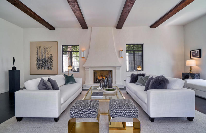 Inside the former homes of entertainment icons, Judy Garland's Bel Air bungalow, Dolores del Rio's bespoke love nest, Frank Sinatra's mid-century modern mansion, Howard Hughes' Spanish Revival mansion, Elizabeth Taylor's Beverly Hills mansion, Marilyn Monroe's would-be forever home, James Dean's Spanish-style hacienda, Lauren Bacall's Manhattan apartment, Cary Grant's romantic Palm Springs hideaway, Yvette Mimieux's Bel Air estate, Audrey Hepburn and Mel Ferrer's Colonial Estate, Marlene Dietrich's Beverly Hills rental, Carmen Miranda's Hollywood home