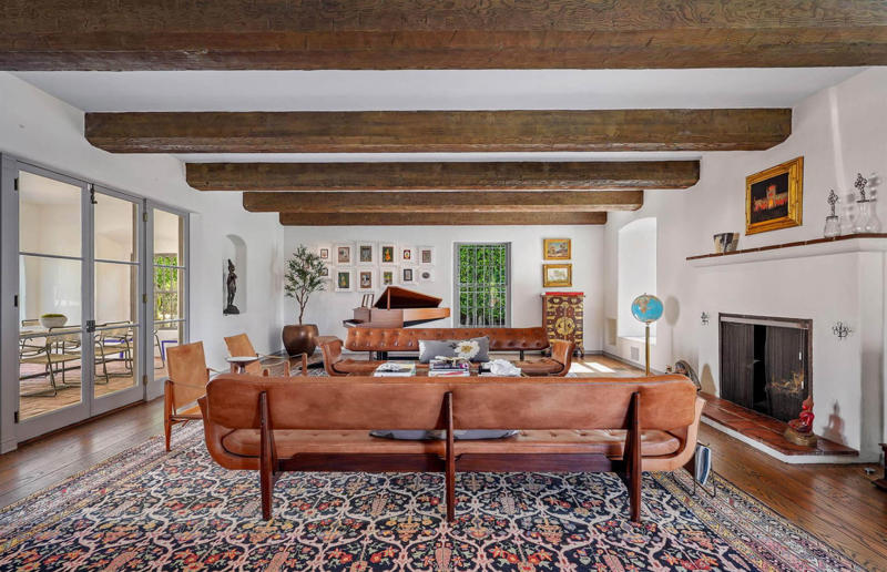 Inside the former homes of entertainment icons, Judy Garland's Bel Air bungalow, Dolores del Rio's bespoke love nest, Frank Sinatra's mid-century modern mansion, Howard Hughes' Spanish Revival mansion, Elizabeth Taylor's Beverly Hills mansion, Marilyn Monroe's would-be forever home, James Dean's Spanish-style hacienda, Lauren Bacall's Manhattan apartment, Cary Grant's romantic Palm Springs hideaway, Yvette Mimieux's Bel Air estate, Audrey Hepburn and Mel Ferrer's Colonial Estate, Marlene Dietrich's Beverly Hills rental, Carmen Miranda's Hollywood home
