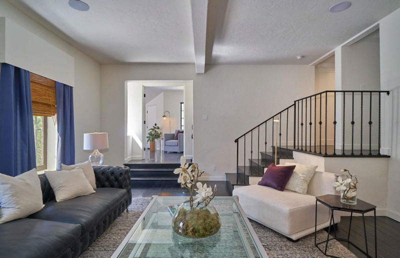 Inside the former homes of entertainment icons, Judy Garland's Bel Air bungalow, Dolores del Rio's bespoke love nest, Frank Sinatra's mid-century modern mansion, Howard Hughes' Spanish Revival mansion, Elizabeth Taylor's Beverly Hills mansion, Marilyn Monroe's would-be forever home, James Dean's Spanish-style hacienda, Lauren Bacall's Manhattan apartment, Cary Grant's romantic Palm Springs hideaway, Yvette Mimieux's Bel Air estate, Audrey Hepburn and Mel Ferrer's Colonial Estate, Marlene Dietrich's Beverly Hills rental, Carmen Miranda's Hollywood home