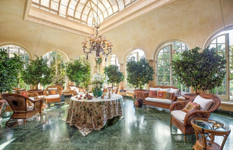 Inside the former homes of entertainment icons, Judy Garland's Bel Air bungalow, Dolores del Rio's bespoke love nest, Frank Sinatra's mid-century modern mansion, Howard Hughes' Spanish Revival mansion, Elizabeth Taylor's Beverly Hills mansion, Marilyn Monroe's would-be forever home, James Dean's Spanish-style hacienda, Lauren Bacall's Manhattan apartment, Cary Grant's romantic Palm Springs hideaway, Yvette Mimieux's Bel Air estate, Audrey Hepburn and Mel Ferrer's Colonial Estate, Marlene Dietrich's Beverly Hills rental, Carmen Miranda's Hollywood home