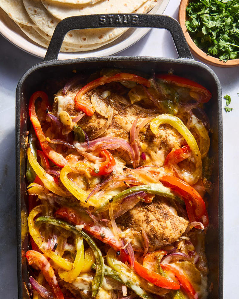 Brown Sugar Salmon, One-Pot Baked Risotto With Blistered Tomatoes & Burrata, Sheet-Pan Roasted Red Onion Chicken, Lunch Lady Sheet-Pan Pizza, Stuffed Peppers, Harvest Caesar Salad, Chicken Quesadillas, Dirty Martini Steak Frites, Creamy Butternut Squash Orzo, Smash Burger Tacos, Steak With Bourbon Garlic Cream Sauce, Black Bean Sweet Potato Taco Skillet, Veggie Burgers, Pad See Ew, Chicken Fajita Casserole, Cauliflower Tacos, Sesame Tofu & Broccoli, BBQ Sheet-Pan Chicken, Cobb Salad, Bánh Mì Turkey Burgers, Sheet-Pan Roasted Halloumi & Broccolini, Creamy Peanut-Lime Chicken With Noodles, Mediterranean Pizza, Burger Bowls, Summer Roll Bowl, Marry Me Chicken, BBQ Chicken Skillet Pizza, Creamy Sun-Dried Tomato Salmon & Orzo, Chicken Tacos, Surf 'n' Turf Foil Packs, Mediterranean Stuffed Meatballs, Lobster Ravioli, Sheet-Pan Tikka Masala, Ground Beef Stir-Fry Teriyaki Bowls, Baked Salmon, Creamy Feta & Tomato Chicken, Vegetable Curry, Detroit-Style Pizza, Tequila-Lime Chicken Thighs, Coconut Chickpea & Sweet Potato Curry, Carnitas, Taco Gnocchi Bake, Sushi Bake, Sushi Bowls, Steak & Potato Skillet, Perfect Chicken Alfredo, Coconut Braised Cabbage, Miso Salmon & Farro Bowl, Chicken Broccoli Alfredo Pizza, Enchilada Stuffed Shells, Cabbage Parmesan, Sheet-Pan Garlicky Shrimp & Veggies, Thai-Inspired Basil Beef Bowls, Peruvian-Style Chicken With Green Sauce, Buffalo Chicken Parm, One-Pan Tuna Pasta, Za'atar Sheet Pan Chicken, Pizza Orzo, Baked Feta Pasta, Pad Thai, Creamy Tomato Vegan Pasta, Cacio E Pepe, Thai-Style Red Curry Meatballs, Air Fryer Beef & Broccoli, Brie Spaghetti, Green Chile Chicken Skillet Enchiladas, Feta & Herb-Crusted Salmon, Orange Chicken, Sheet-Pan Harissa Chicken & Sweet Potatoes, Linguine With Clams, Dragon Roll, Butter Chicken, Cheesy Chorizo, Chickpea & Crispy Rice Skillet, Roasted Red Pepper Shrimp Linguine, One-Pan Greek Chicken Drumsticks, Garlic-Parm Gnocchi, Extra Lemony Seitan Piccata, Salmon & Potato Skillet, Caprese Chicken & Polenta Bake, Coconut Curry Salmon