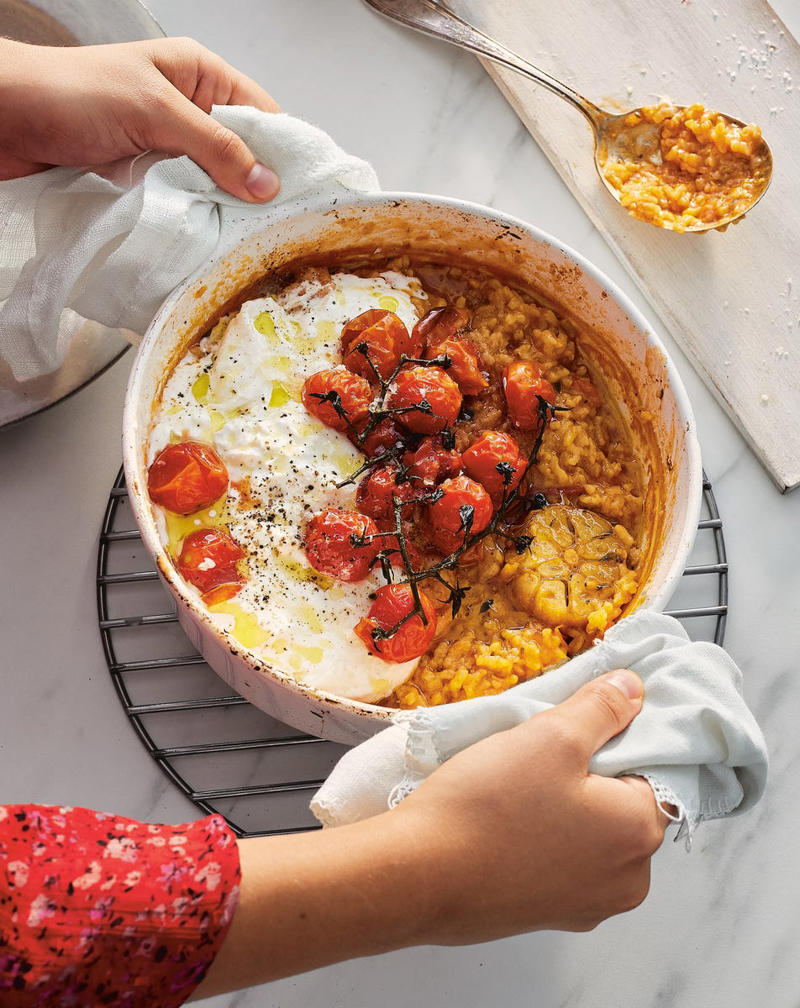 Brown Sugar Salmon, One-Pot Baked Risotto With Blistered Tomatoes & Burrata, Sheet-Pan Roasted Red Onion Chicken, Lunch Lady Sheet-Pan Pizza, Stuffed Peppers, Harvest Caesar Salad, Chicken Quesadillas, Dirty Martini Steak Frites, Creamy Butternut Squash Orzo, Smash Burger Tacos, Steak With Bourbon Garlic Cream Sauce, Black Bean Sweet Potato Taco Skillet, Veggie Burgers, Pad See Ew, Chicken Fajita Casserole, Cauliflower Tacos, Sesame Tofu & Broccoli, BBQ Sheet-Pan Chicken, Cobb Salad, Bánh Mì Turkey Burgers, Sheet-Pan Roasted Halloumi & Broccolini, Creamy Peanut-Lime Chicken With Noodles, Mediterranean Pizza, Burger Bowls, Summer Roll Bowl, Marry Me Chicken, BBQ Chicken Skillet Pizza, Creamy Sun-Dried Tomato Salmon & Orzo, Chicken Tacos, Surf 'n' Turf Foil Packs, Mediterranean Stuffed Meatballs, Lobster Ravioli, Sheet-Pan Tikka Masala, Ground Beef Stir-Fry Teriyaki Bowls, Baked Salmon, Creamy Feta & Tomato Chicken, Vegetable Curry, Detroit-Style Pizza, Tequila-Lime Chicken Thighs, Coconut Chickpea & Sweet Potato Curry, Carnitas, Taco Gnocchi Bake, Sushi Bake, Sushi Bowls, Steak & Potato Skillet, Perfect Chicken Alfredo, Coconut Braised Cabbage, Miso Salmon & Farro Bowl, Chicken Broccoli Alfredo Pizza, Enchilada Stuffed Shells, Cabbage Parmesan, Sheet-Pan Garlicky Shrimp & Veggies, Thai-Inspired Basil Beef Bowls, Peruvian-Style Chicken With Green Sauce, Buffalo Chicken Parm, One-Pan Tuna Pasta, Za'atar Sheet Pan Chicken, Pizza Orzo, Baked Feta Pasta, Pad Thai, Creamy Tomato Vegan Pasta, Cacio E Pepe, Thai-Style Red Curry Meatballs, Air Fryer Beef & Broccoli, Brie Spaghetti, Green Chile Chicken Skillet Enchiladas, Feta & Herb-Crusted Salmon, Orange Chicken, Sheet-Pan Harissa Chicken & Sweet Potatoes, Linguine With Clams, Dragon Roll, Butter Chicken, Cheesy Chorizo, Chickpea & Crispy Rice Skillet, Roasted Red Pepper Shrimp Linguine, One-Pan Greek Chicken Drumsticks, Garlic-Parm Gnocchi, Extra Lemony Seitan Piccata, Salmon & Potato Skillet, Caprese Chicken & Polenta Bake, Coconut Curry Salmon