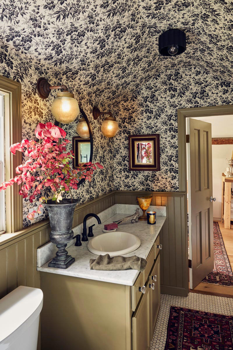 Layers of Found Treasures, Frescoes on Display, Old Meets New Materials, Pretty and Practical Spaces, Nooks with Character, Feminine Touches, Botanical Flair, Tucked-In Beds , Cozy Sleeping Quarters, Handmade Goods, Francophile Coop, English-Inspired Gardens