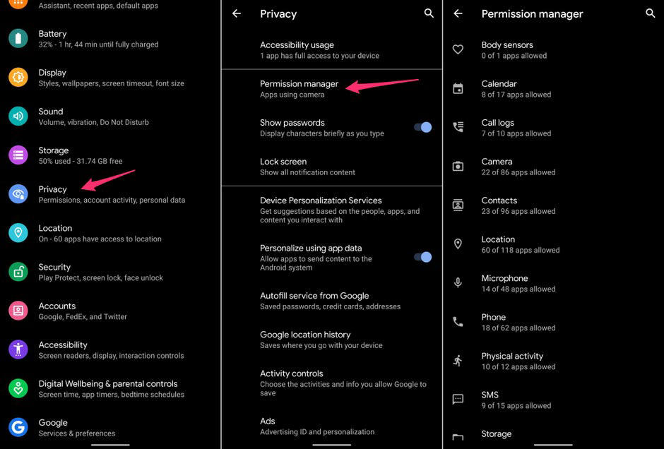 Delete all of your forgotten apps, Eliminate old files to free up storage, Tweak home screen settings for a new look, Optimize your device settings, Customize your privacy options