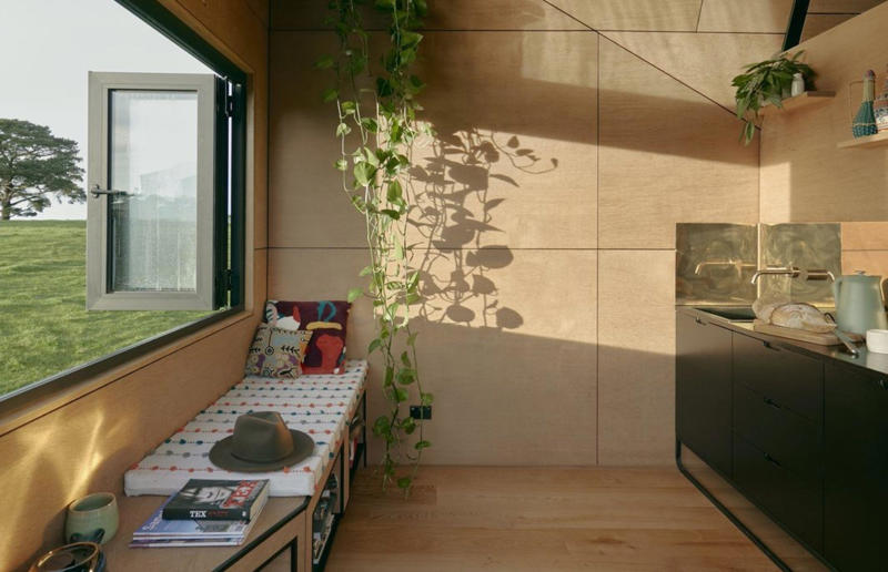 Base Cabin: £70,000 ($88.7k) Downsize, don't compromise, The folding house: £21,400 (k), Vista: £52,400 (.5k), Base Cabin: £70,000 (.7k), Ala Köl: £86,000 (8k), The Noyer: £104,000 (2k), The Sophie: £105,000 (3k), The Haven: £134,000 (0k), Birdbox: £42,800 (k)