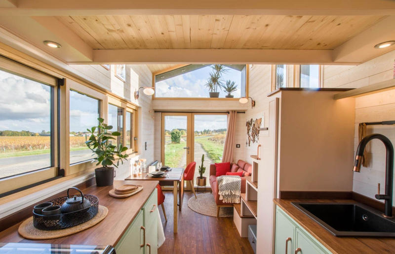 Ala Köl: £86,000 ($108k) Downsize, don't compromise, The folding house: £21,400 (k), Vista: £52,400 (.5k), Base Cabin: £70,000 (.7k), Ala Köl: £86,000 (8k), The Noyer: £104,000 (2k), The Sophie: £105,000 (3k), The Haven: £134,000 (0k), Birdbox: £42,800 (k)