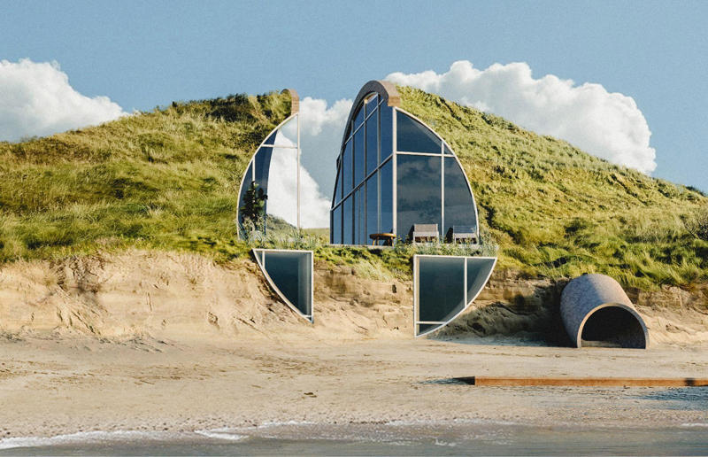 Where nature and architecture meet, The Pierre, Washington, USA, Ancient sandstone cave home, Worcestershire, UK, Fallingwater, Pennsylvania, USA, Casa do Penedo, Fafe, Portugal, Cave house, Ciudad Real, Spain, Morada Escondida, Todos Santos, Mexico, Turf homes, Hofskirkja, Iceland, Around the Oak, Saxony-Anhalt, Germany, Dune House, Massachusetts, USA, Sycamore House, California, USA, House Inside a Rock, Hejaz, Saudi Arabia