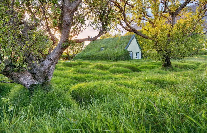 Where nature and architecture meet, The Pierre, Washington, USA, Ancient sandstone cave home, Worcestershire, UK, Fallingwater, Pennsylvania, USA, Casa do Penedo, Fafe, Portugal, Cave house, Ciudad Real, Spain, Morada Escondida, Todos Santos, Mexico, Turf homes, Hofskirkja, Iceland, Around the Oak, Saxony-Anhalt, Germany, Dune House, Massachusetts, USA, Sycamore House, California, USA, House Inside a Rock, Hejaz, Saudi Arabia